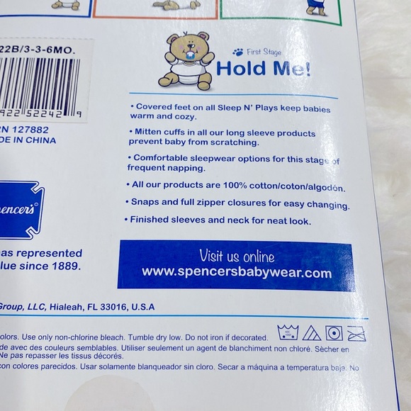 NWT Spencer's Grow With Me One Baby Step At A Time 3 Bodysuits 3-6 Month Hold Me - Picture 4 of 8